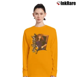 Women’s 90s Reba Mcentire World Tour Promo Long-Sleeve Top in orange | Sleek, Versatile, All-Season