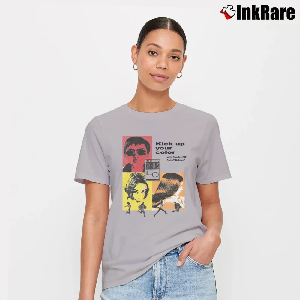 Women’s 90s Redken Shades EQ Promo Signature T-Shirt in sport grey | Soft, Flattering Fit
