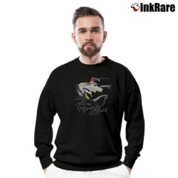 Men’s 90s Rolling Stones Voodoo Lounge 1994 Crewneck Sweatshirt in black | Cozy Fabric, Clean Style