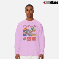 Men’s 90s Rose Bowl University Mascot Football Long-Sleeve Shirt in light pink | Sleek, Lightweight, Year-Round Wear