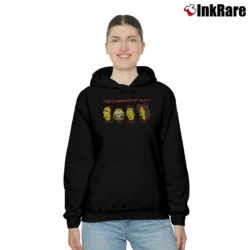 Women’s 90s S.O.D Stormtroopers of Death Simpsons Parody Band Cozy Hoodie in black | Warm, Structured, Stylish