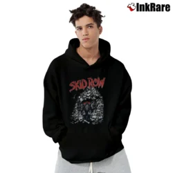 Men’s 90s Skid Row Slave To The Grind Promo Album Tour Rock Metal Pullover Hoodie in black | Cozy, Durable, Modern Fit