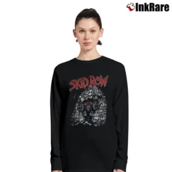 Women’s 90s Skid Row Slave To The Grind Promo Album Tour Rock Metal Long-Sleeve Top in black | Sleek, Versatile, All-Season