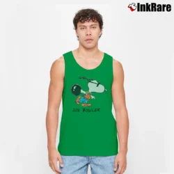 Men’s 90s Snoopy Joe Bowler Tank Top in irish green | Breathable, Active-Friendly Design