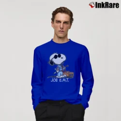 Men’s 90s Snoopy Joe EMT Long-Sleeve Shirt in royal blue | Sleek, Lightweight, Year-Round Wear