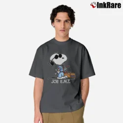 Men’s 90s Snoopy Joe EMT Classic T-Shirt in charcoal | Soft, Breathable Everyday Wear