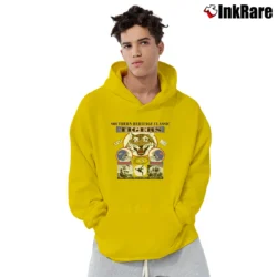 Men’s 90s Southern Hermitage Tigers Football Pullover Hoodie in yellow | Cozy, Durable, Modern Fit