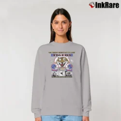 Women’s 90s Southern Hermitage Tigers Football Relaxed Sweatshirt in sport grey | Soft, Laid-Back Vibe