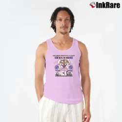 Men’s 90s Southern Hermitage Tigers Football Tank Top in light pink | Breathable, Active-Friendly Design