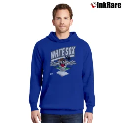 Men’s 90s Sox Baseball Taz Looney Tunes Pullover Hoodie in royal blue | Cozy, Durable, Modern Fit