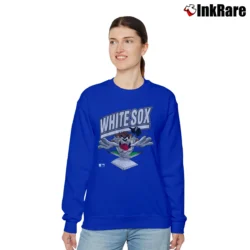 Women’s 90s Sox Baseball Taz Looney Tunes Relaxed Sweatshirt in royal blue | Soft, Laid-Back Vibe