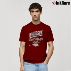 Men’s 90s Sox Baseball Taz Looney Tunes Classic T-Shirt in maroon | Soft, Breathable Everyday Wear