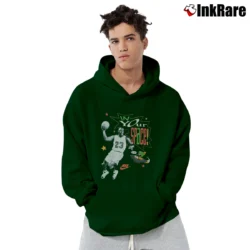 Men’s 90s Space Jam Michael Jordan Looney Tunes Nike Pullover Hoodie in forest green | Cozy, Durable, Modern Fit