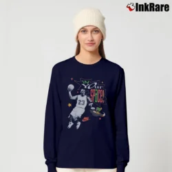Women’s 90s Space Jam Michael Jordan Looney Tunes Nike Long-Sleeve Top in navy | Sleek, Versatile, All-Season