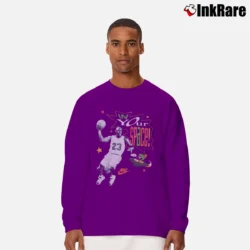 Men’s 90s Space Jam Michael Jordan Looney Tunes Nike Long-Sleeve Shirt in purple | Sleek, Lightweight, Year-Round Wear