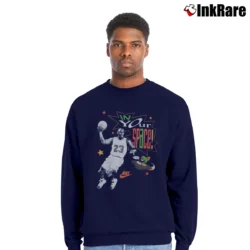 Men’s 90s Space Jam Michael Jordan Looney Tunes Nike Crewneck Sweatshirt in navy | Cozy Fabric, Clean Style