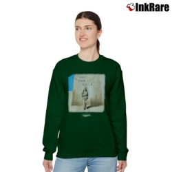 Women’s 90s Star Wars Dont Look Back Phantom Menace Luke Skywalker Relaxed Sweatshirt in forest green | Soft, Laid-Back Vibe