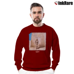 Men’s 90s Star Wars Dont Look Back Phantom Menace Luke Skywalker Crewneck Sweatshirt in maroon | Cozy Fabric, Clean Style