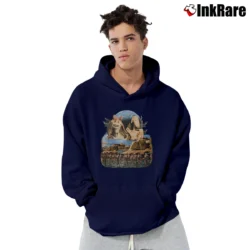 Men’s 90s Star Wars Jar Jar Binks Vintage Pullover Hoodie in navy | Cozy, Durable, Modern Fit