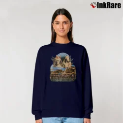 Women’s 90s Star Wars Jar Jar Binks Vintage Relaxed Sweatshirt in navy | Soft, Laid-Back Vibe
