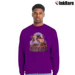 Men’s 90s Star Wars Jar Jar Binks Vintage Crewneck Sweatshirt in purple | Cozy Fabric, Clean Style