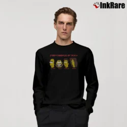 Men’s 90s Stormtroopers of Death Simpsons Long-Sleeve Shirt in black | Sleek, Lightweight, Year-Round Wear