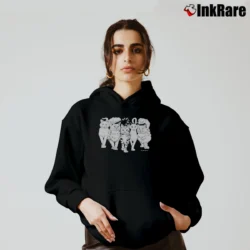 Women’s 90s Super Cat Linda Lori Vintage Graphic Cozy Hoodie in black | Warm, Structured, Stylish