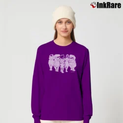 Women’s 90s Super Cat Linda Lori Vintage Graphic Long-Sleeve Top in purple | Sleek, Versatile, All-Season