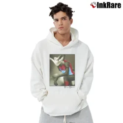 Men’s 90s Sydney Swans Looney Tunes Daffy Duck Pullover Hoodie in white | Cozy, Durable, Modern Fit