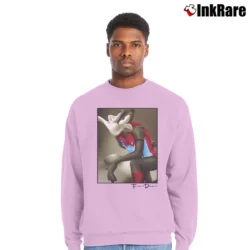 Men’s 90s Sydney Swans Looney Tunes Daffy Duck Crewneck Sweatshirt in light pink | Cozy Fabric, Clean Style