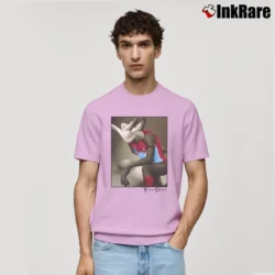 Men’s 90s Sydney Swans Looney Tunes Daffy Duck Classic T-Shirt in light pink | Soft, Breathable Everyday Wear