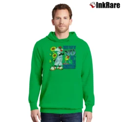 Men’s 90s Sylvester Tweety Looney Tunes Cartoon Pullover Hoodie in irish green | Cozy, Durable, Modern Fit