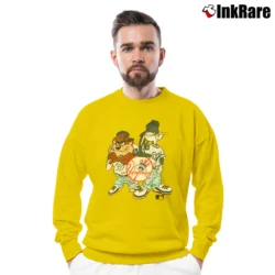 Men’s 90s Taz Bugs Bunny New York Yankees MLB Looney Tunes Crewneck Sweatshirt in yellow | Cozy Fabric, Clean Style