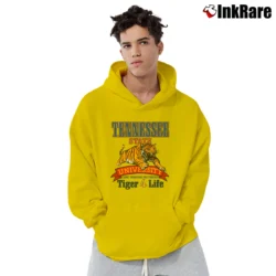 Men’s 90s Tennessee State Tigers 4 Life Pullover Hoodie in yellow | Cozy, Durable, Modern Fit