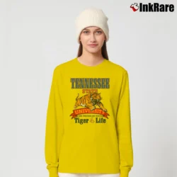 Women’s 90s Tennessee State Tigers 4 Life Long-Sleeve Top in yellow | Sleek, Versatile, All-Season