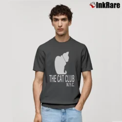 Men’s 90s The Cat Club NYC New York City Classic T-Shirt in charcoal | Soft, Breathable Everyday Wear