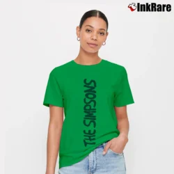 Women’s 90s The Simpsons Bart Rip Offs Animated Comedy Bootleg Signature T-Shirt in irish green | Soft, Flattering Fit