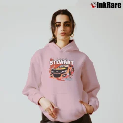 Women’s 90s Tony Stewart Chevrolet Race Cozy Hoodie in light pink | Warm, Structured, Stylish