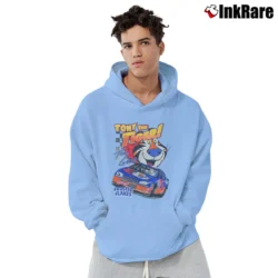 Men’s 90s Tony The Tiger Terry Labonte NASCAR Pullover Hoodie in light blue | Cozy, Durable, Modern Fit
