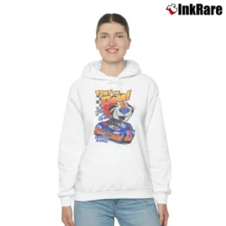 Women’s 90s Tony The Tiger Terry Labonte NASCAR Cozy Hoodie in white | Warm, Structured, Stylish