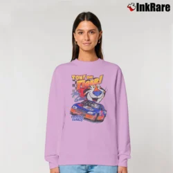 Women’s 90s Tony The Tiger Terry Labonte NASCAR Relaxed Sweatshirt in light pink | Soft, Laid-Back Vibe