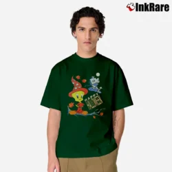 Men’s 90s Tweety Halloween Looney Tunes Classic T-Shirt in forest green | Soft, Breathable Everyday Wear
