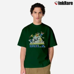 Men’s 90s UCLA Bruins Looney Tunes Classic T-Shirt in forest green | Soft, Breathable Everyday Wear