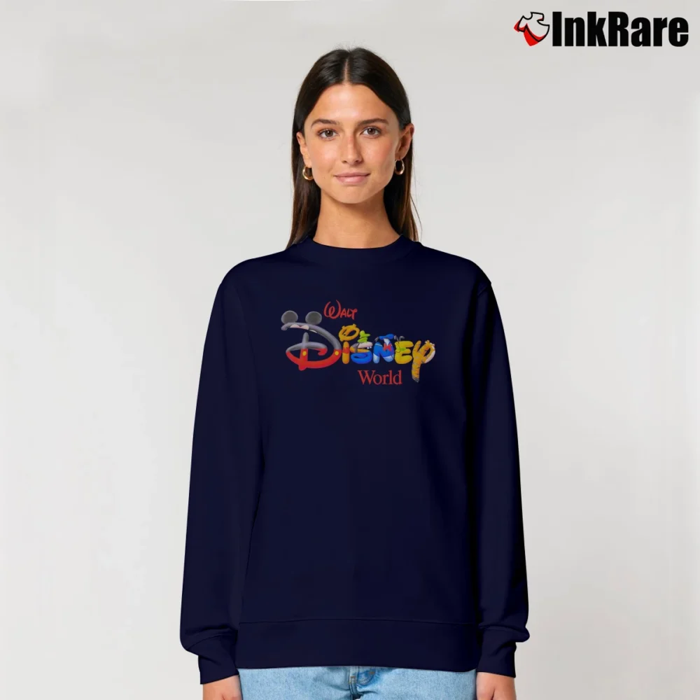 Women’s 90s Walt Disney World Souvenir Relaxed Sweatshirt in navy | Soft, Laid-Back Vibe