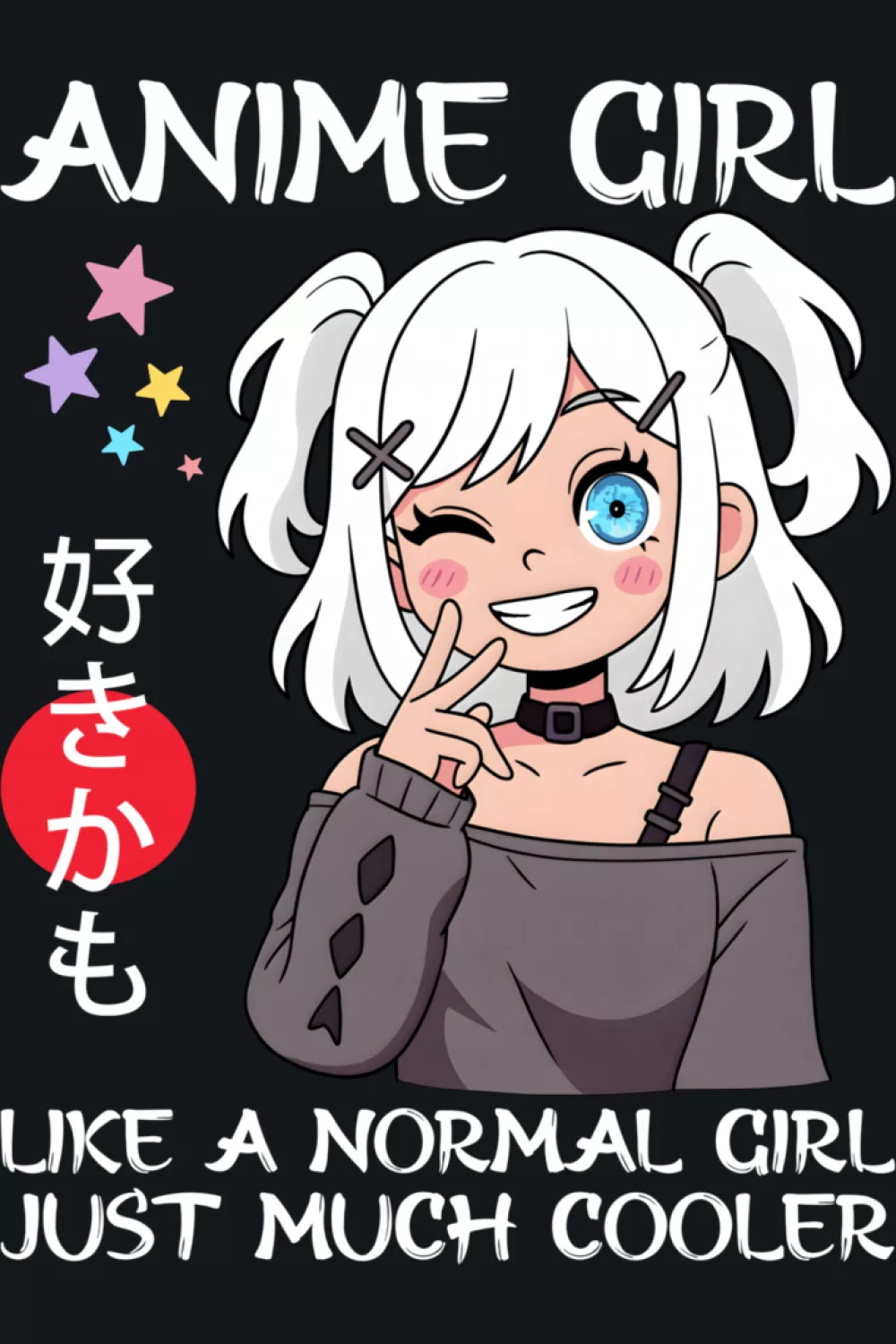 anime girl definition shirt idea with a peace sign character and a just a girl who loves anime line for friendly everyday wear