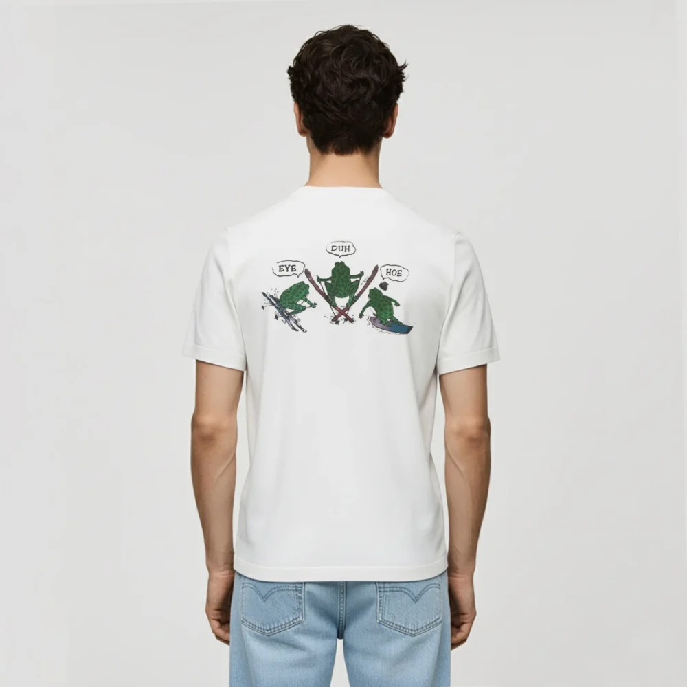 Eye Duh Hoe Core Duh Lane Frogs Shirt Back