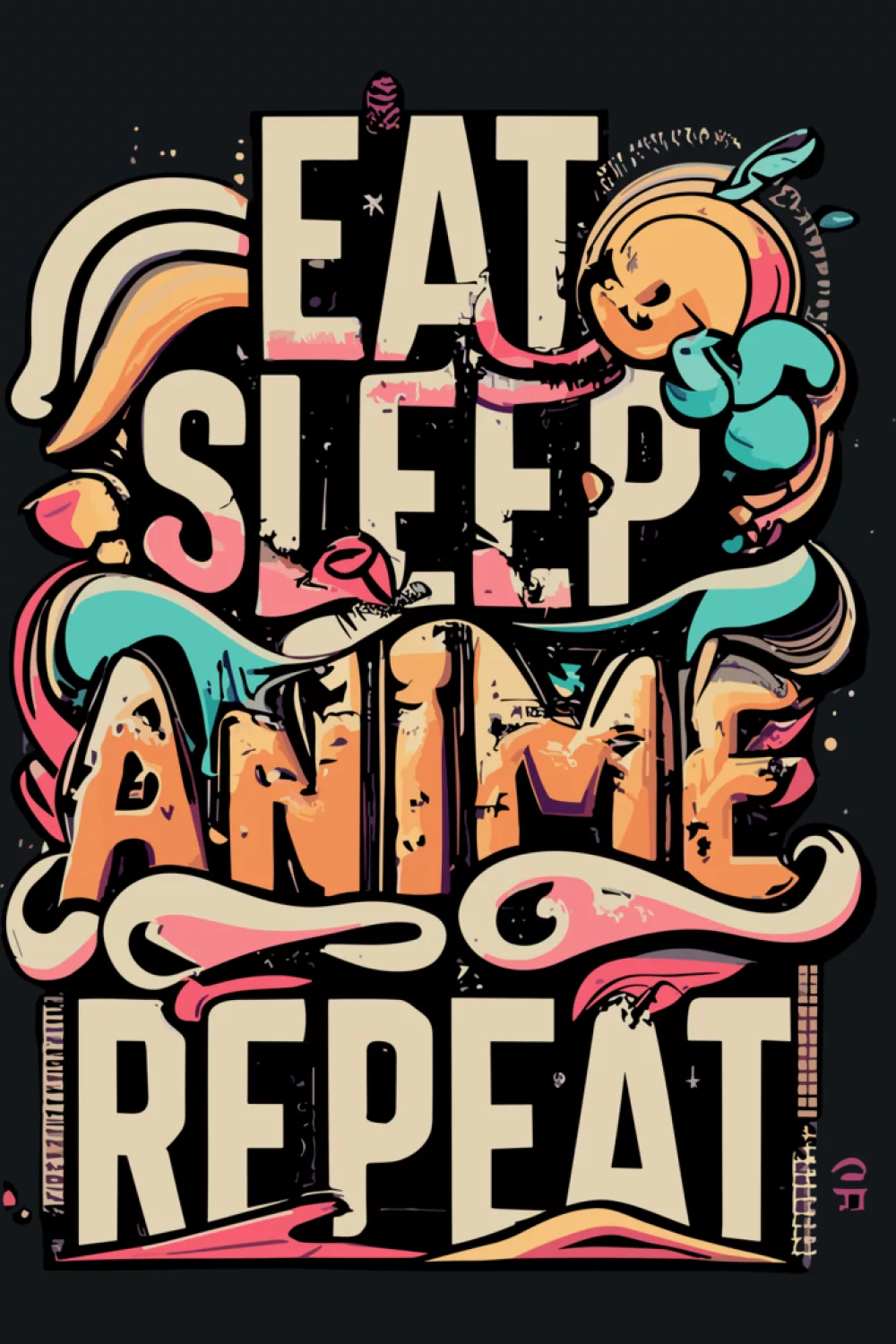 gaming twist on the routine with cute icon cues for anime and controller nights