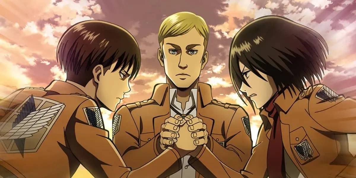 Erwin, Mikasa and Levi - Attack on Titan