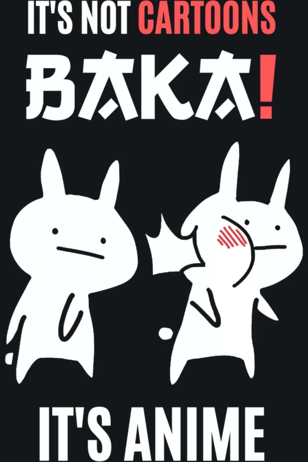 dynamic baka slap scene for anime friends who love chaotic reactions around this joke
