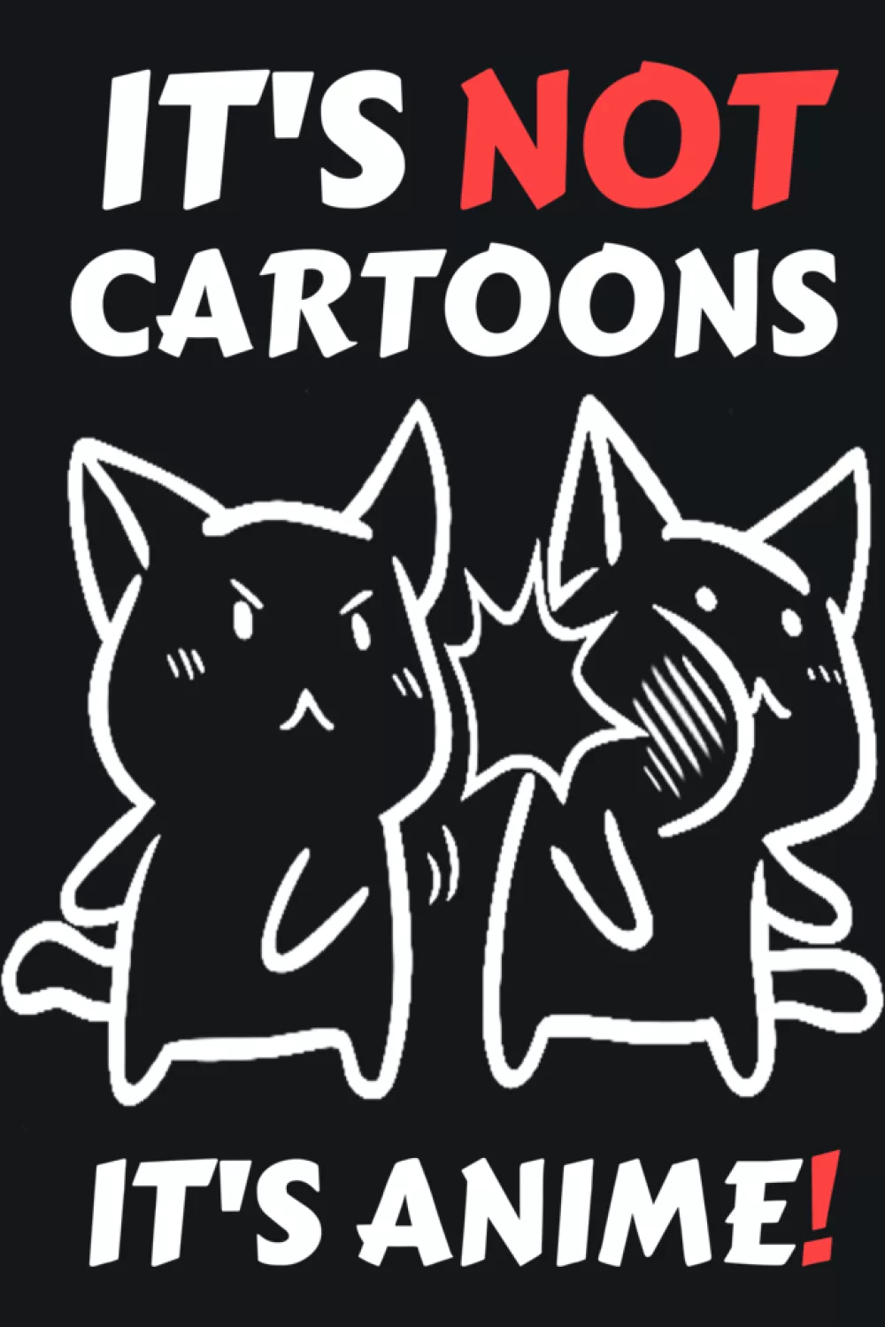 two funny mascot figures yelling the it's not cartoons phrase for a silly baka moment